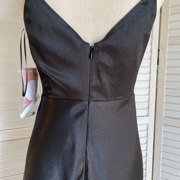Birdy Grey Women's Size S Black Jay Maxi Dress Adjustable Straps Formal Prom - Picture 12 of 15